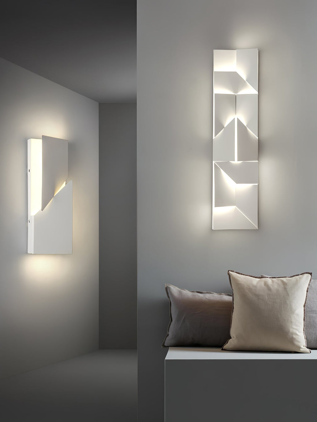 Shadows Grand Wall-mounted Light Wall Light - L 23.6 x W 23.6 Metal, Hardwired Wall Sconce, detail 148