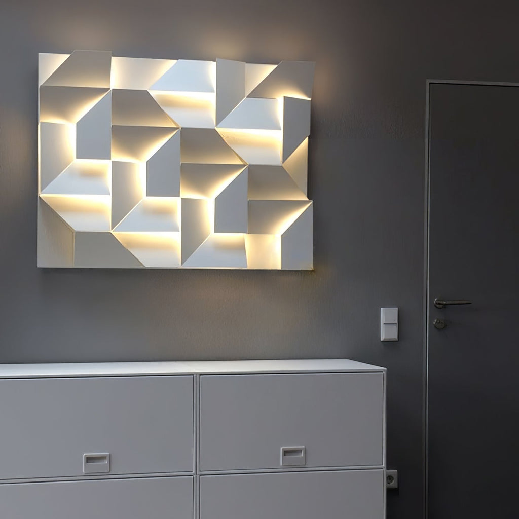 Shadows Grand Wall-mounted Light Wall Light - L 23.6 x W 23.6 Metal, Hardwired Wall Sconce, detail 149