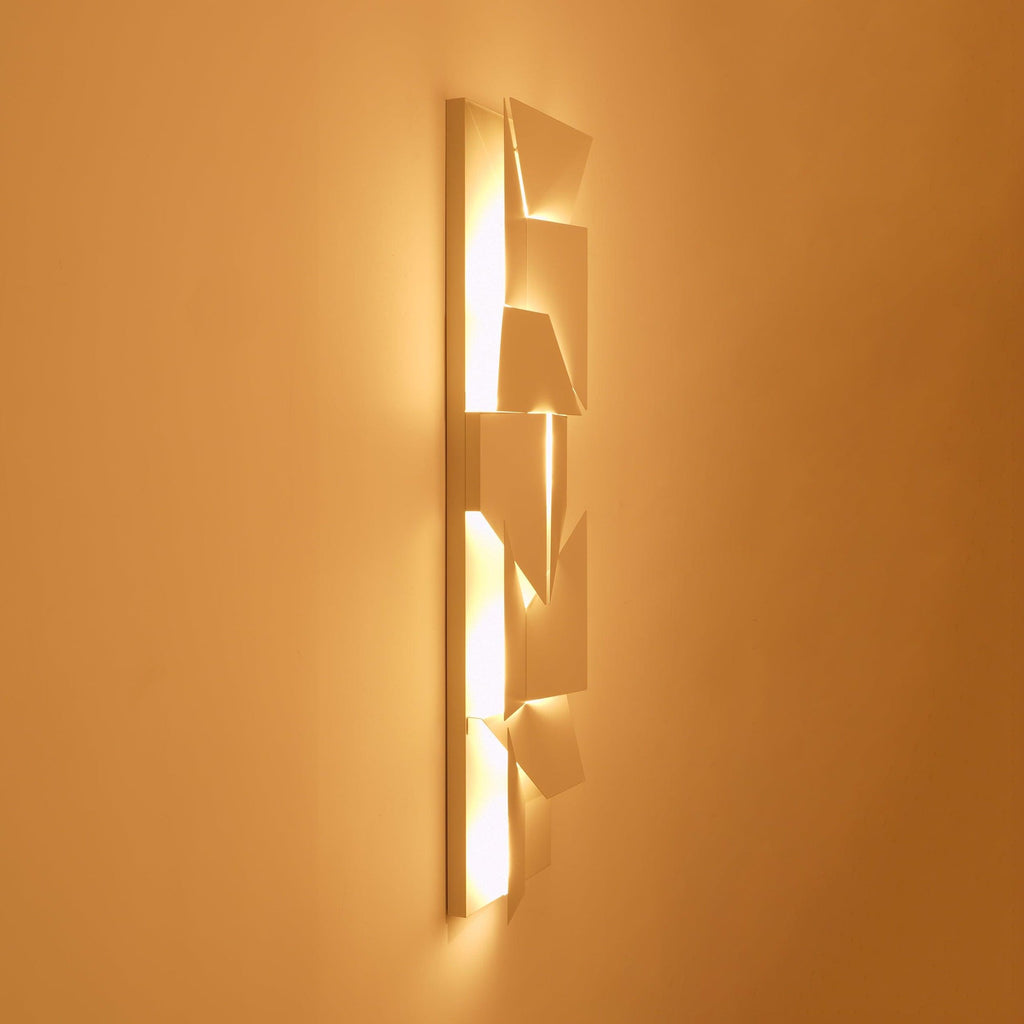 Shadows Grand Wall-mounted Light Wall Light - L 15cm x H 45cm Metal, Hardwired Wall Sconce, detail 74