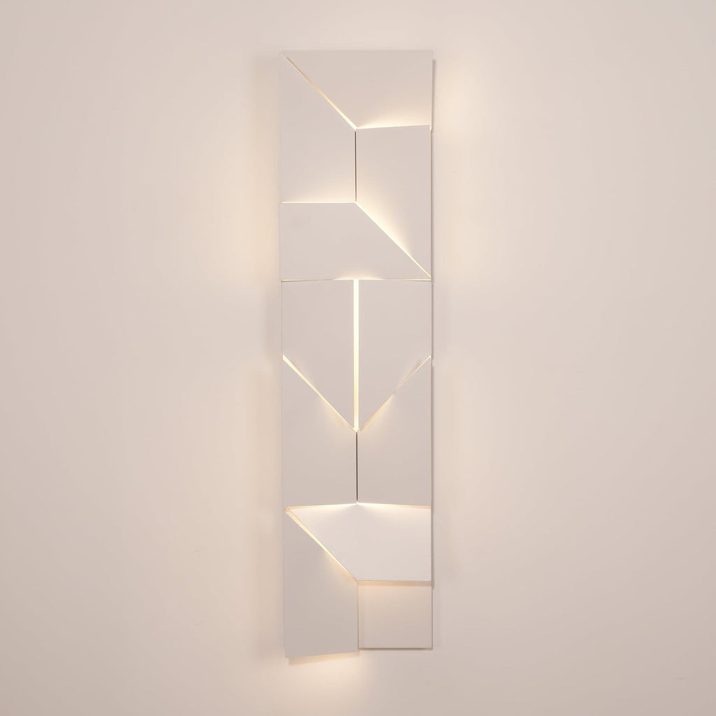 Shadows Grand Wall-mounted Light Wall Light - L 15cm x H 45cm Metal, Hardwired Wall Sconce, detail 76