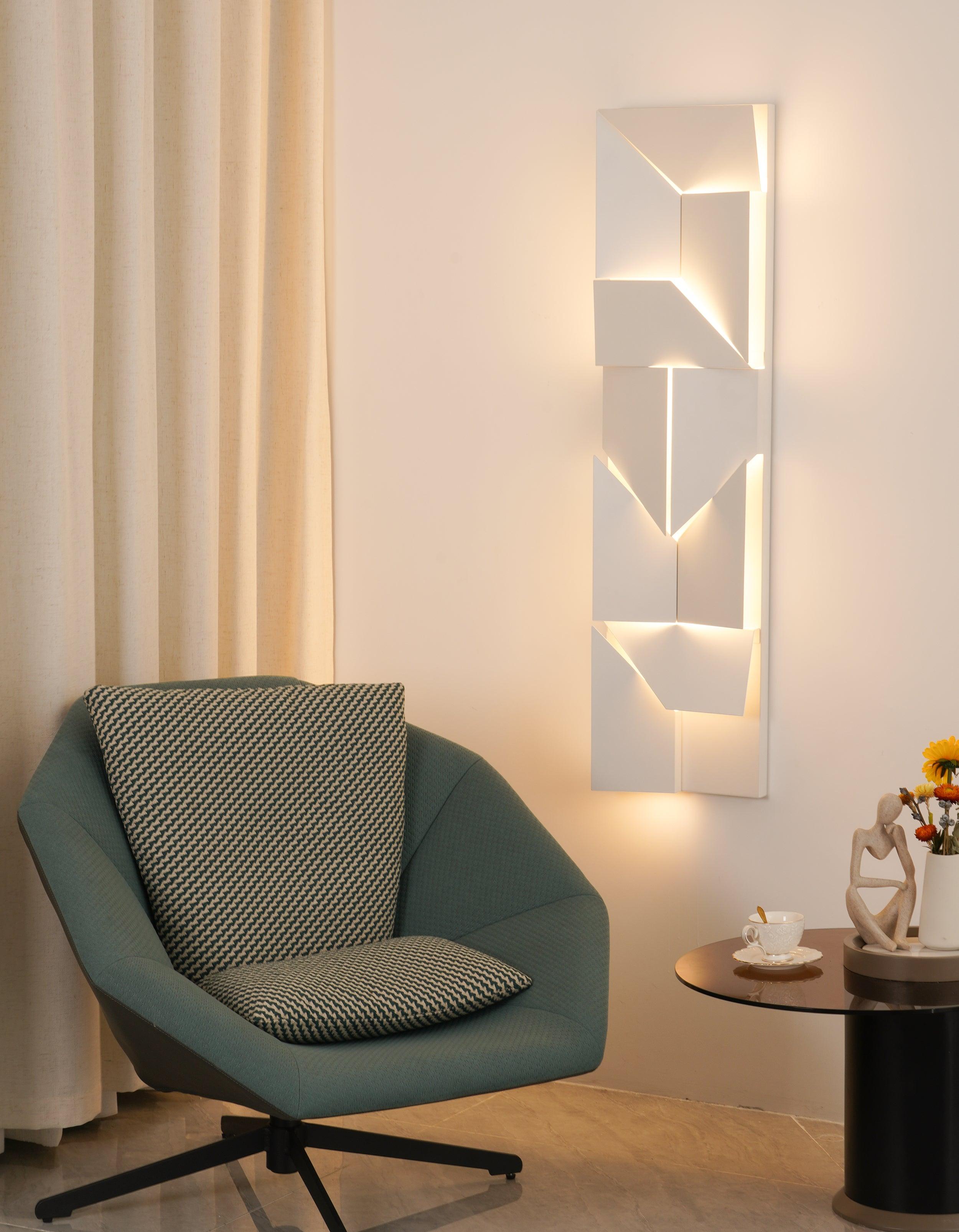 Shadows Grand Wall-mounted Light Wall Light - L 23.6 x W 23.6 Metal, Hardwired Wall Sconce, detail 78