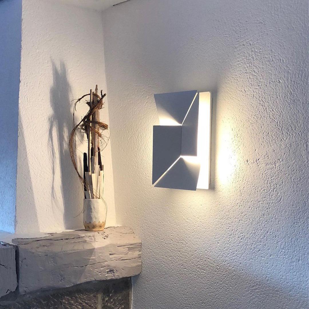 Shadows Grand Wall-mounted Light Wall Light - L 23.6 x W 23.6 Metal, Hardwired Wall Sconce, detail 35