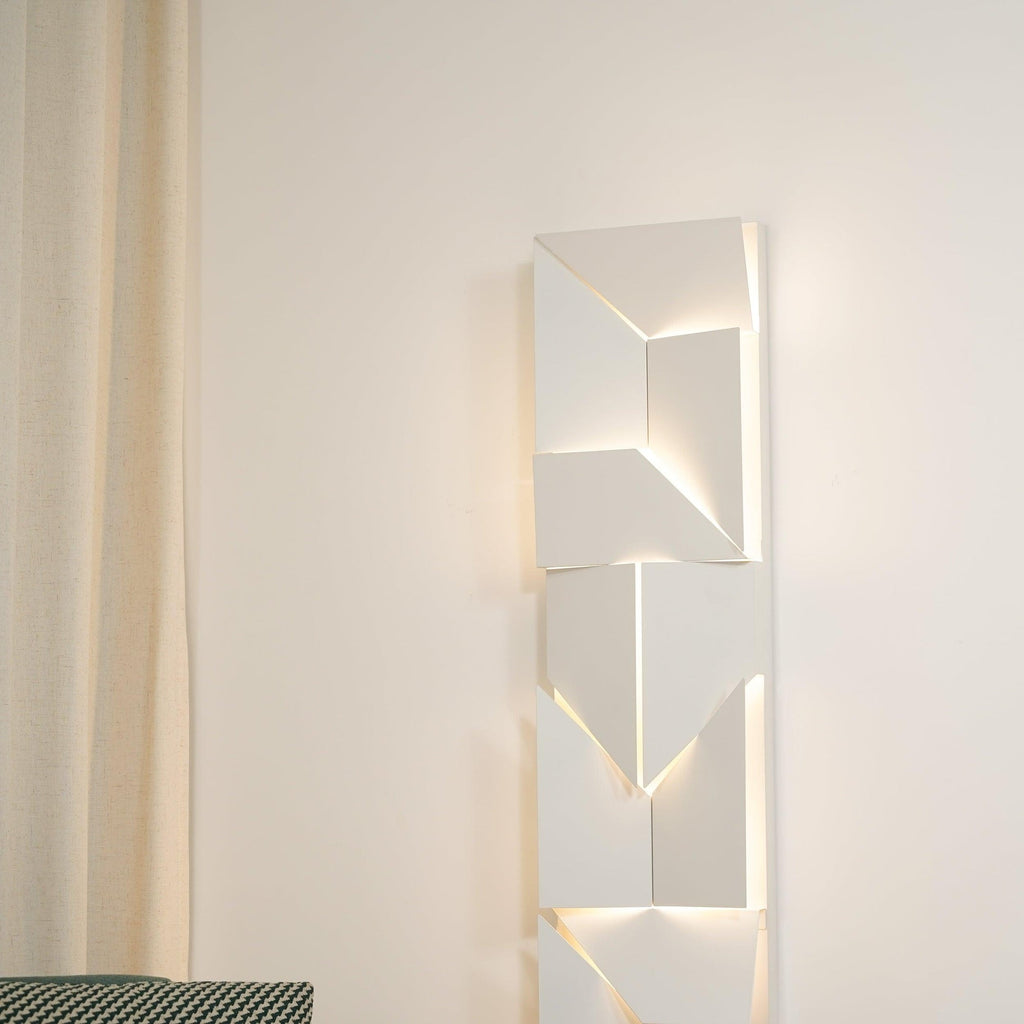 Shadows Grand Wall-mounted Light Wall Light - L 15cm x H 45cm Metal, Hardwired Wall Sconce, detail 67