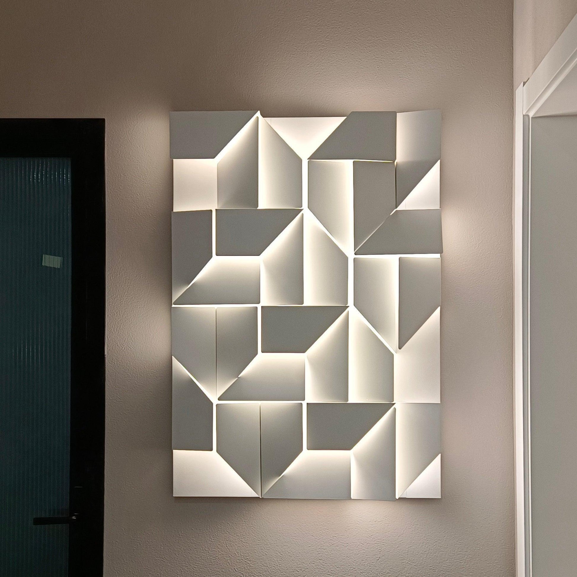 Shadows Grand Wall-mounted Light Wall Light - L 15cm x H 45cm Metal, Hardwired Wall Sconce, detail 57