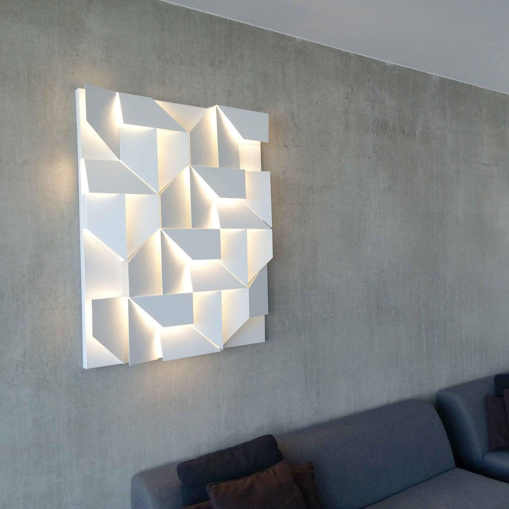 Shadows Grand Wall-mounted Light Wall Light - L 23.6 x W 23.6 Metal, Hardwired Wall Sconce, detail 19