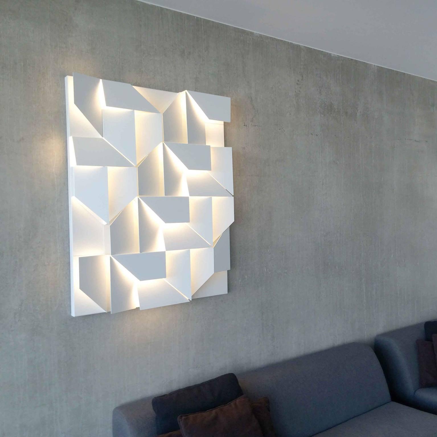 Shadows Grand Wall-mounted Light Wall Light - L 23.6 x W 23.6 Metal, Hardwired Wall Sconce, detail 19