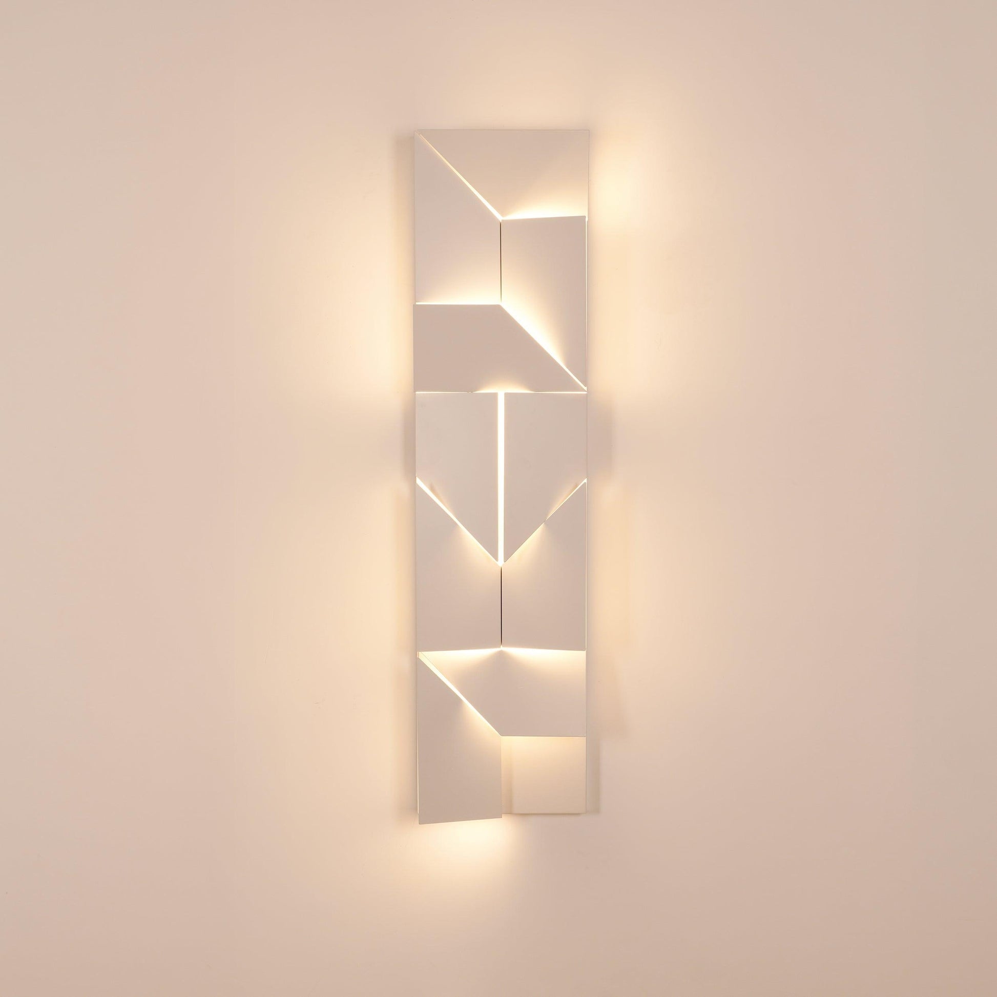 Shadows Grand Wall-mounted Light Wall Light - L 15cm x H 45cm Metal, Hardwired Wall Sconce, detail 70
