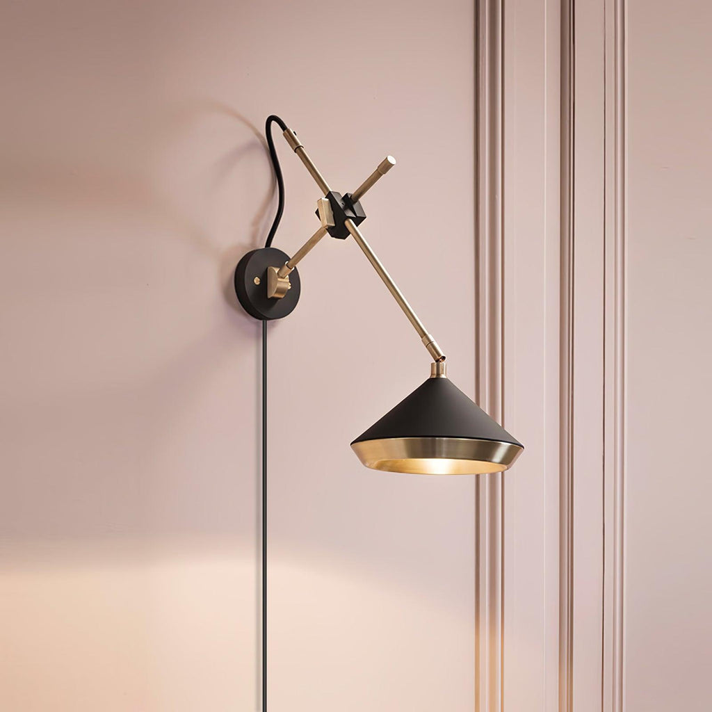 Shear Plug-In Wall Light, Plug-In Wall Sconce, detail 3