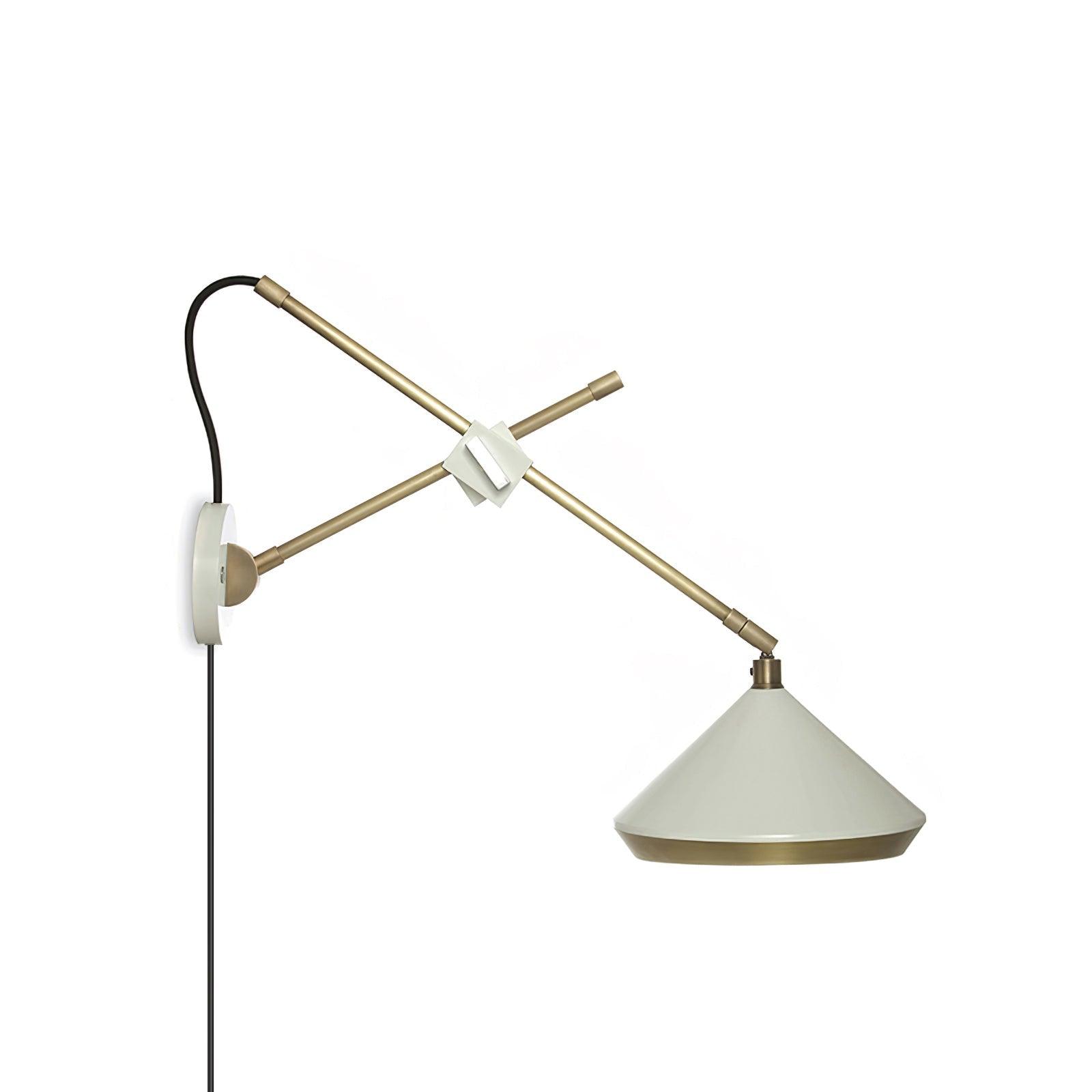 Shear Plug-In Wall Light, Plug-In Wall Sconce, Metal, Dia 46cm x H 40cm