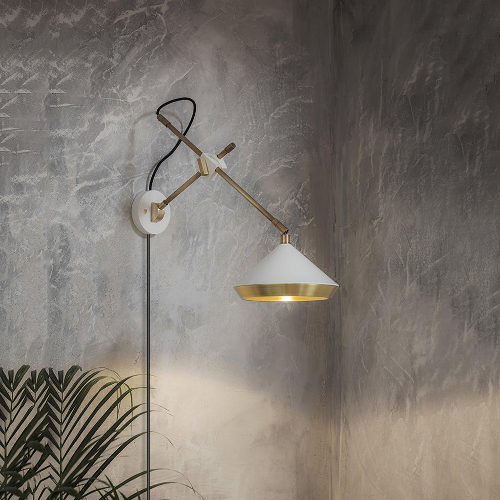 Shear Plug-In Wall Light, Plug-In Wall Sconce, detail 4
