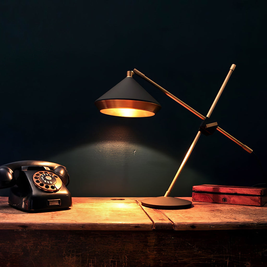 Shear Table Light, Bedside Table Lamp, detail 5