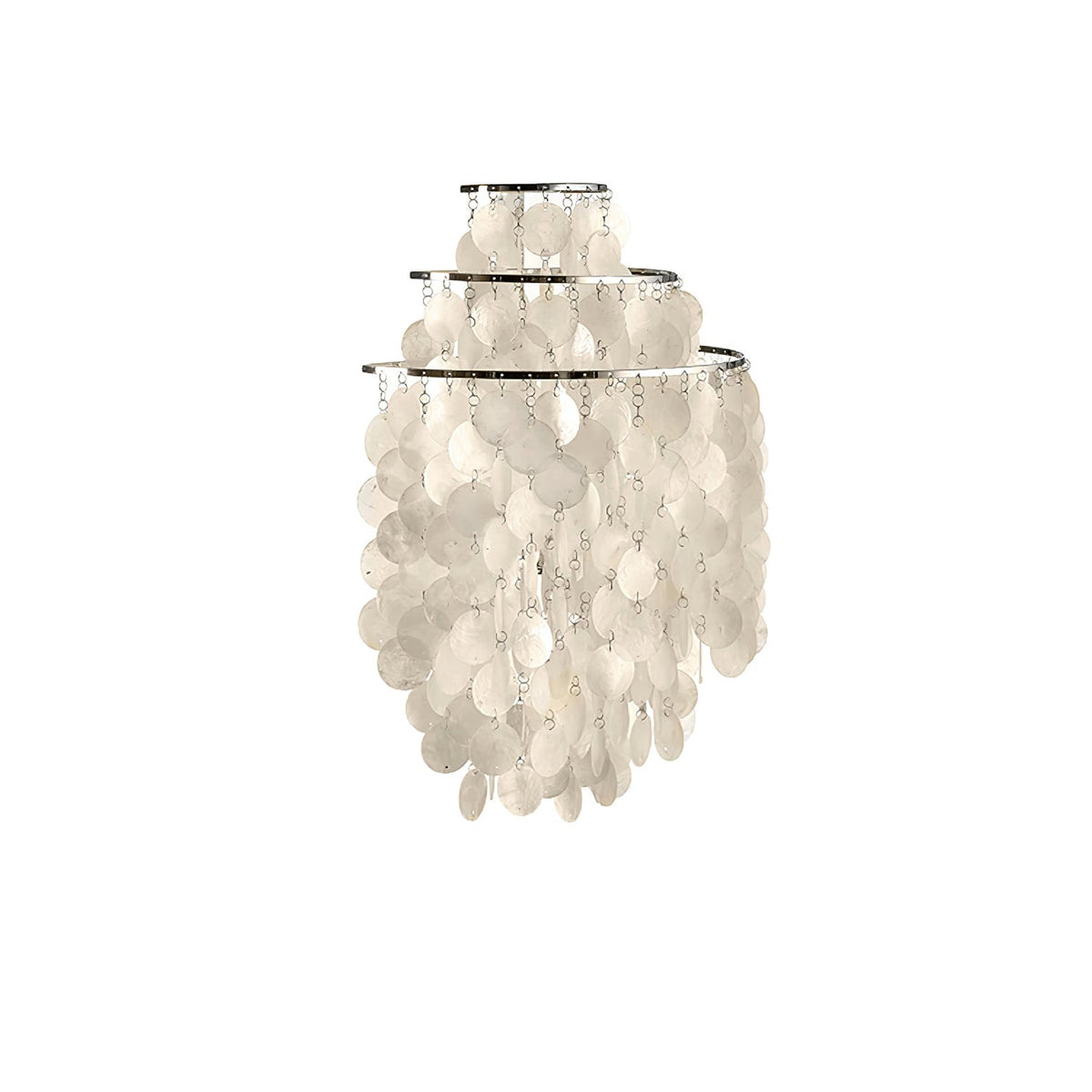 Shell Cascading Wall Light, Hardwired Wall Sconce, detail 20