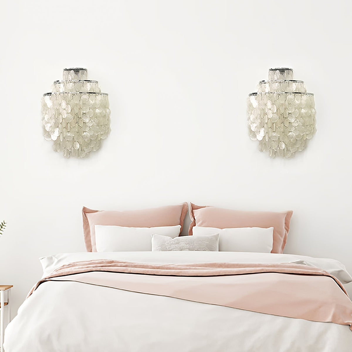 Shell Cascading Wall Light, Hardwired Wall Sconce, detail 17