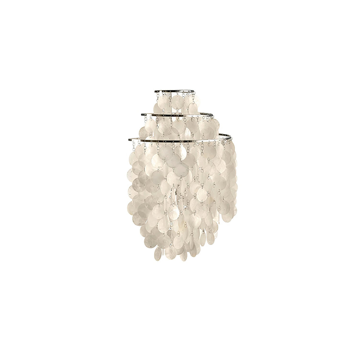 Shell Cascading Wall Light, Hardwired Wall Sconce, detail 22