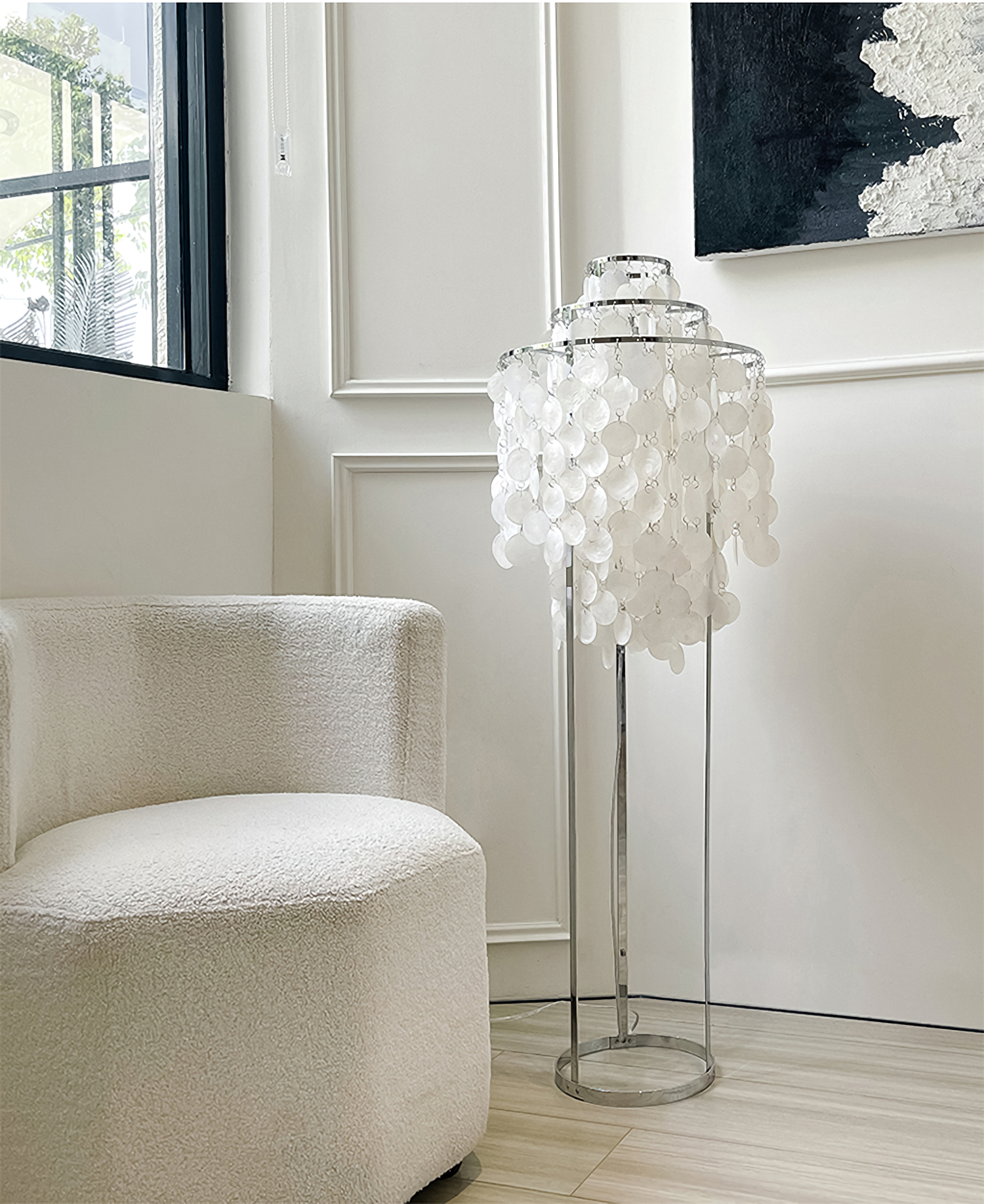 Shell Floor Light, Floor Lamp, detail 7