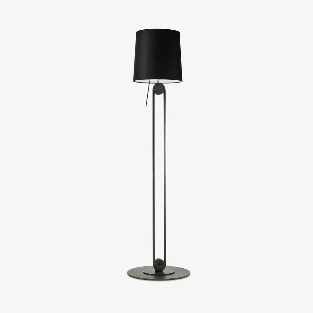 Sibaca Floor Light, Floor Lamp, Metal, Model A ∅ 15.4″ x H 66.3”