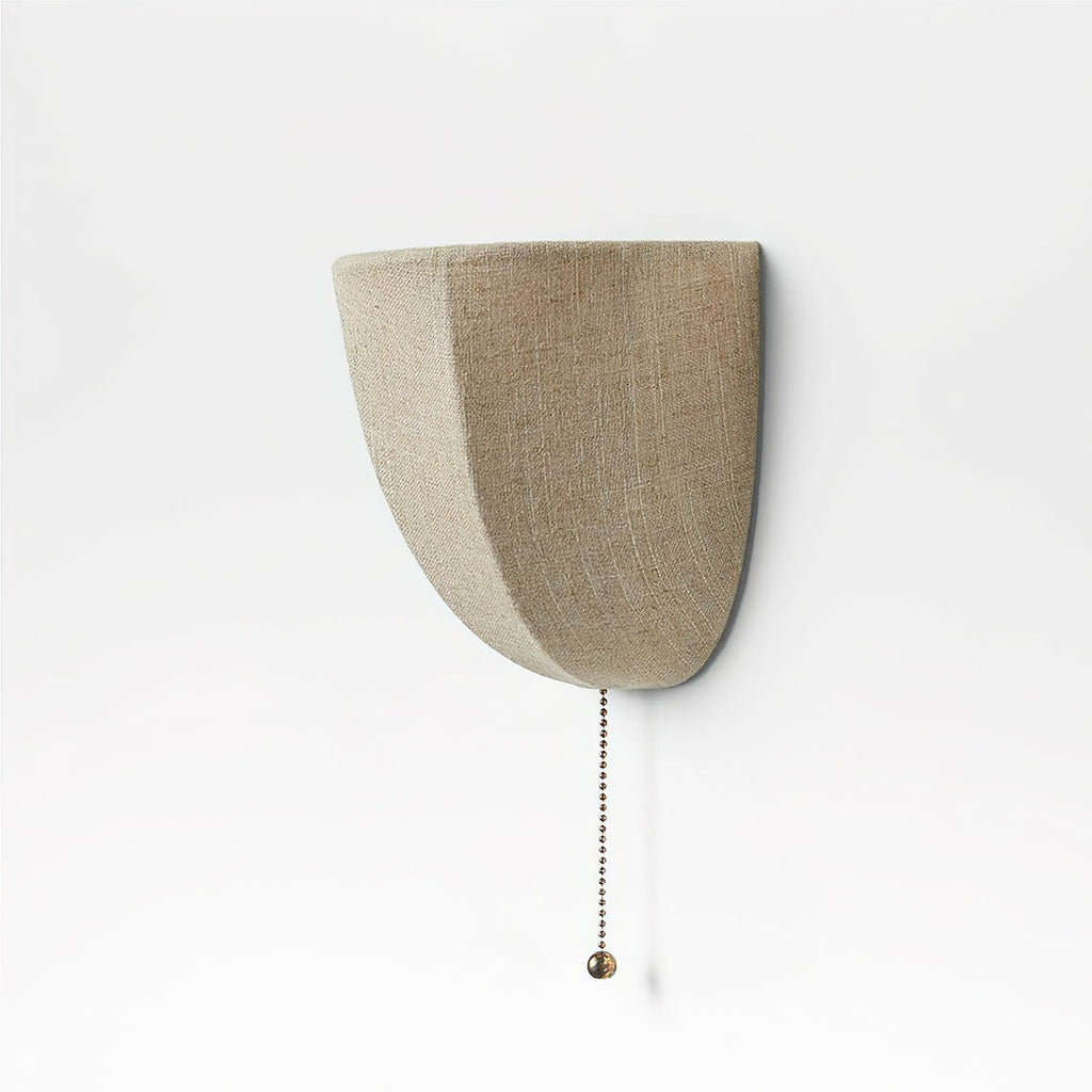 Sienna Linen Wall Light fixture Wall Light, Hardwired Wall Sconce, detail 7