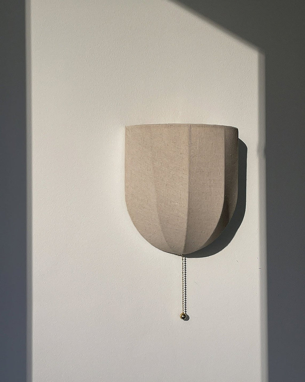 Sienna Linen Wall Light fixture Wall Light, Hardwired Wall Sconce, detail 3