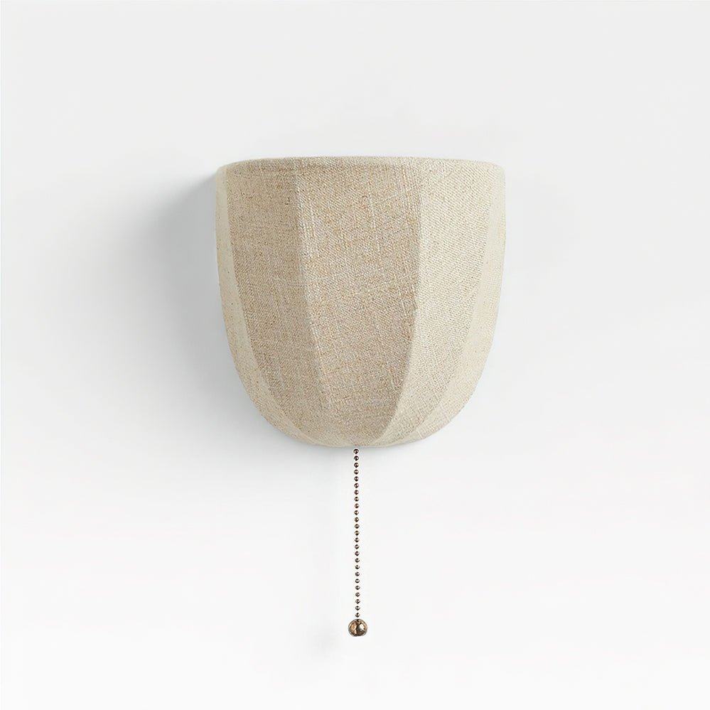 Sienna Linen Wall Light fixture Wall Light, Hardwired Wall Sconce, detail 8