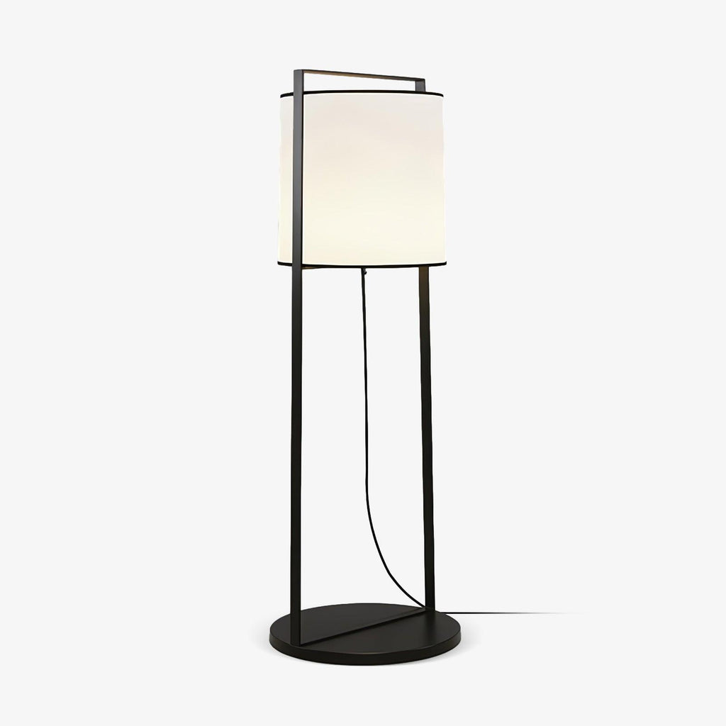 Silhouette Textile Floor Light, Floor Lamp, Metal, ∅ 21.7″ x H 59.1″