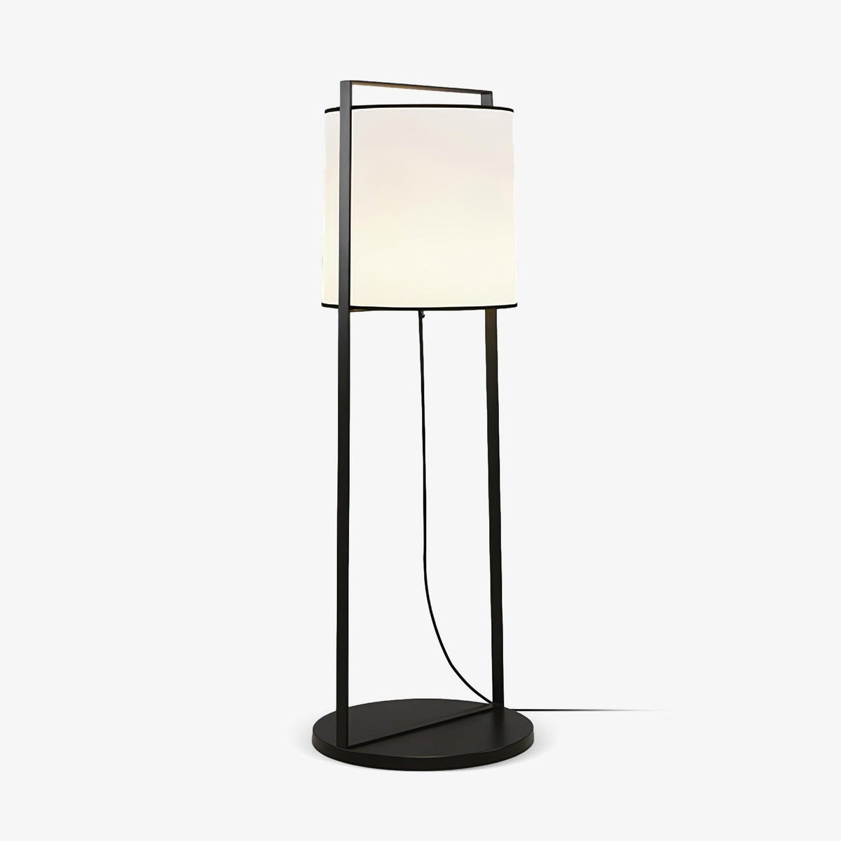 Silhouette Textile Floor Lamp floor lamp in metal, iron, fabric | Tianguang Select