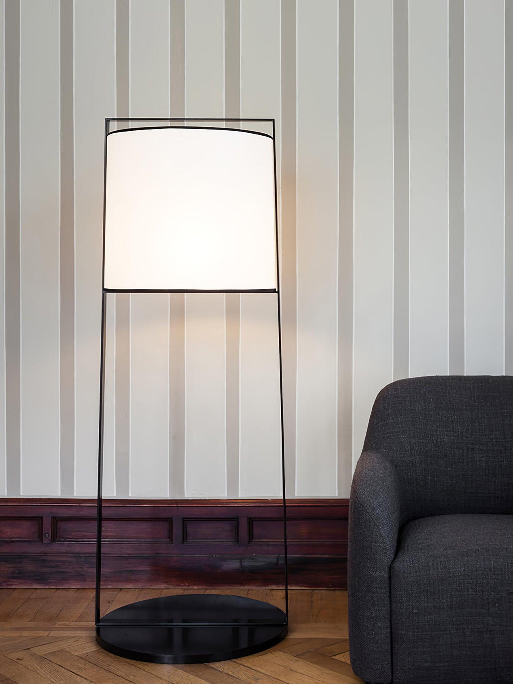 Silhouette Textile Floor Light, Floor Lamp, detail 10