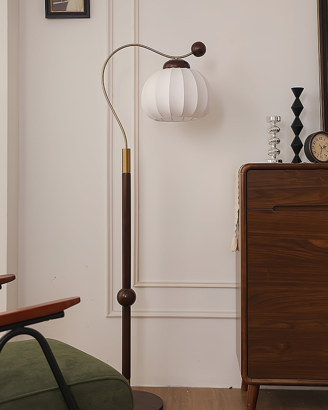 Silk Globe Floor Light, Floor Lamp, detail 9