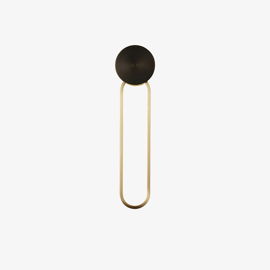 Clean Elliptical Wall Light, Hardwired Wall Sconce, detail 9