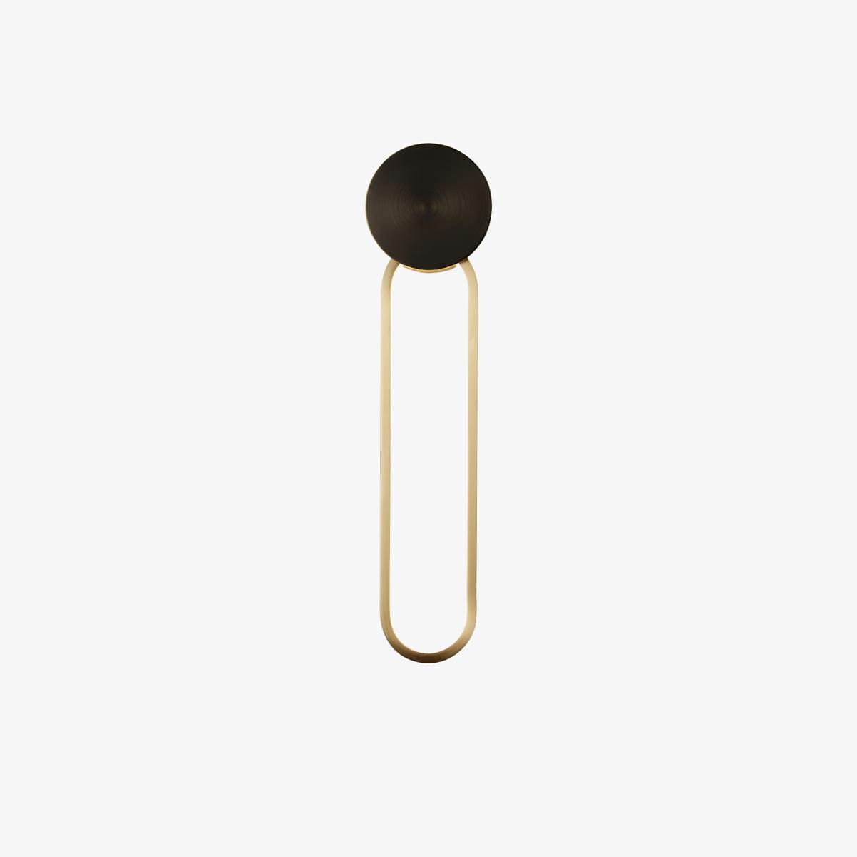 Clean Elliptical Wall Light, Hardwired Wall Sconce, detail 9