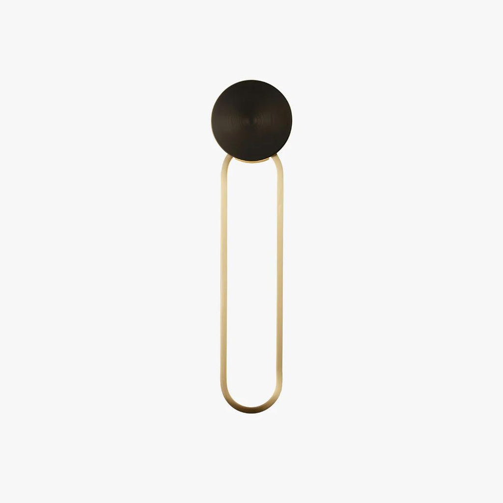 Clean Elliptical Wall Light, Hardwired Wall Sconce, detail 2