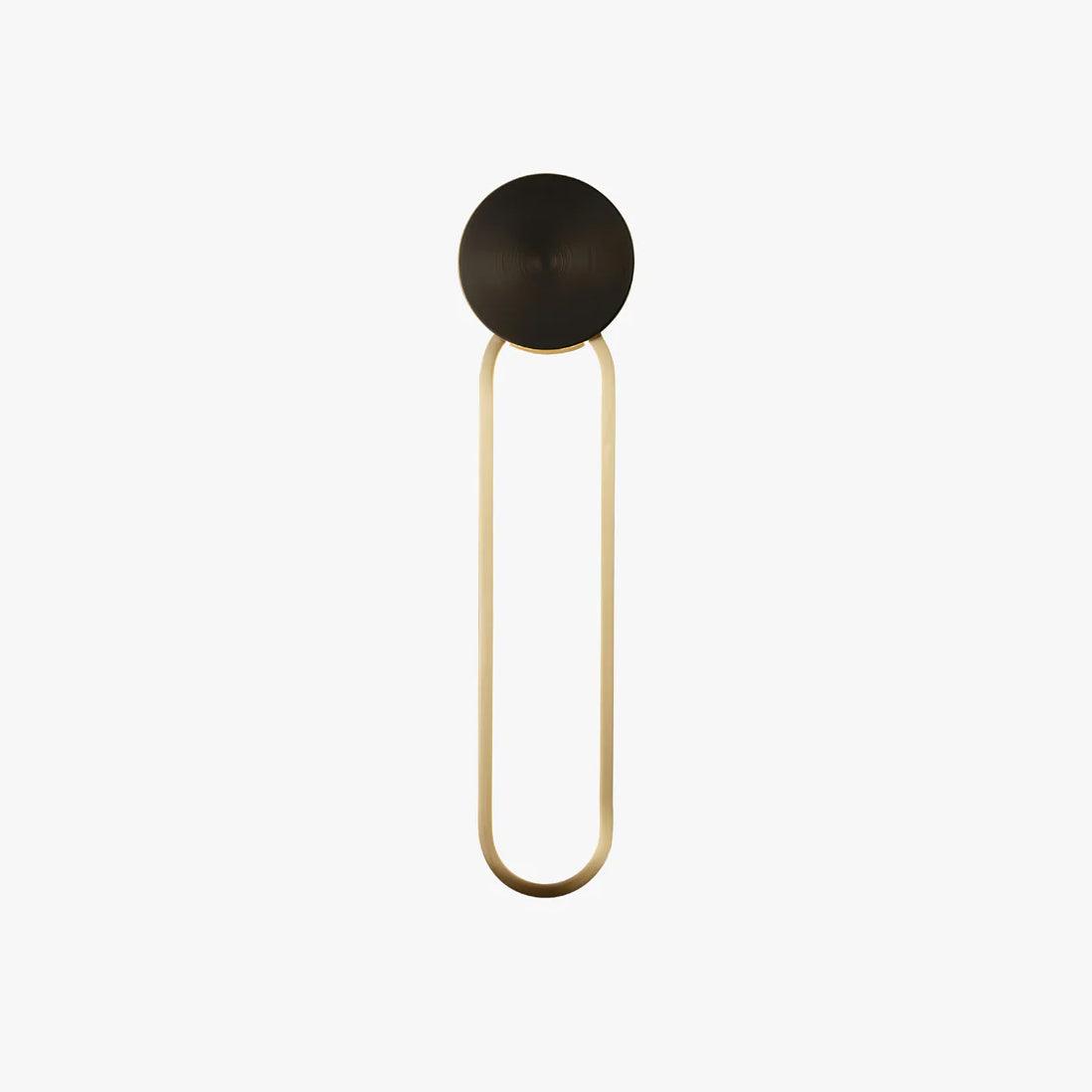 Clean Elliptical Wall Light, Hardwired Wall Sconce, detail 2