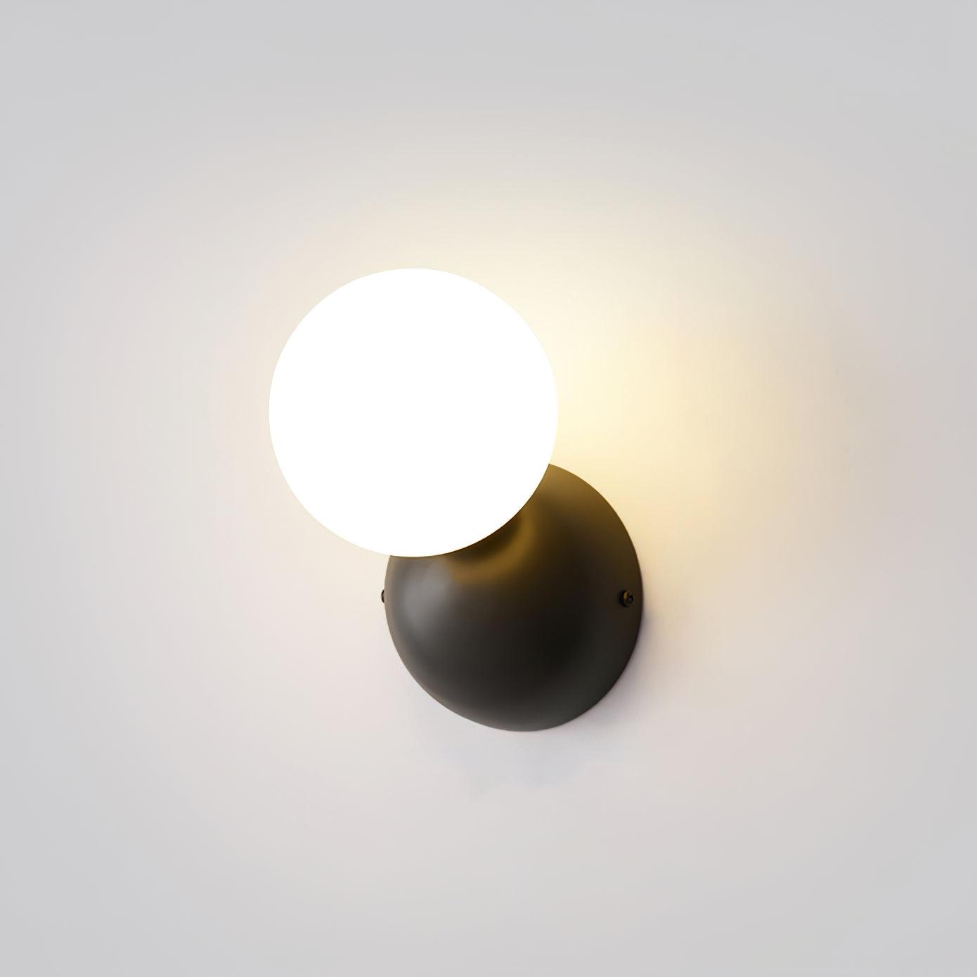 Single Globe Wall Light, Hardwired Wall Sconce, detail 6