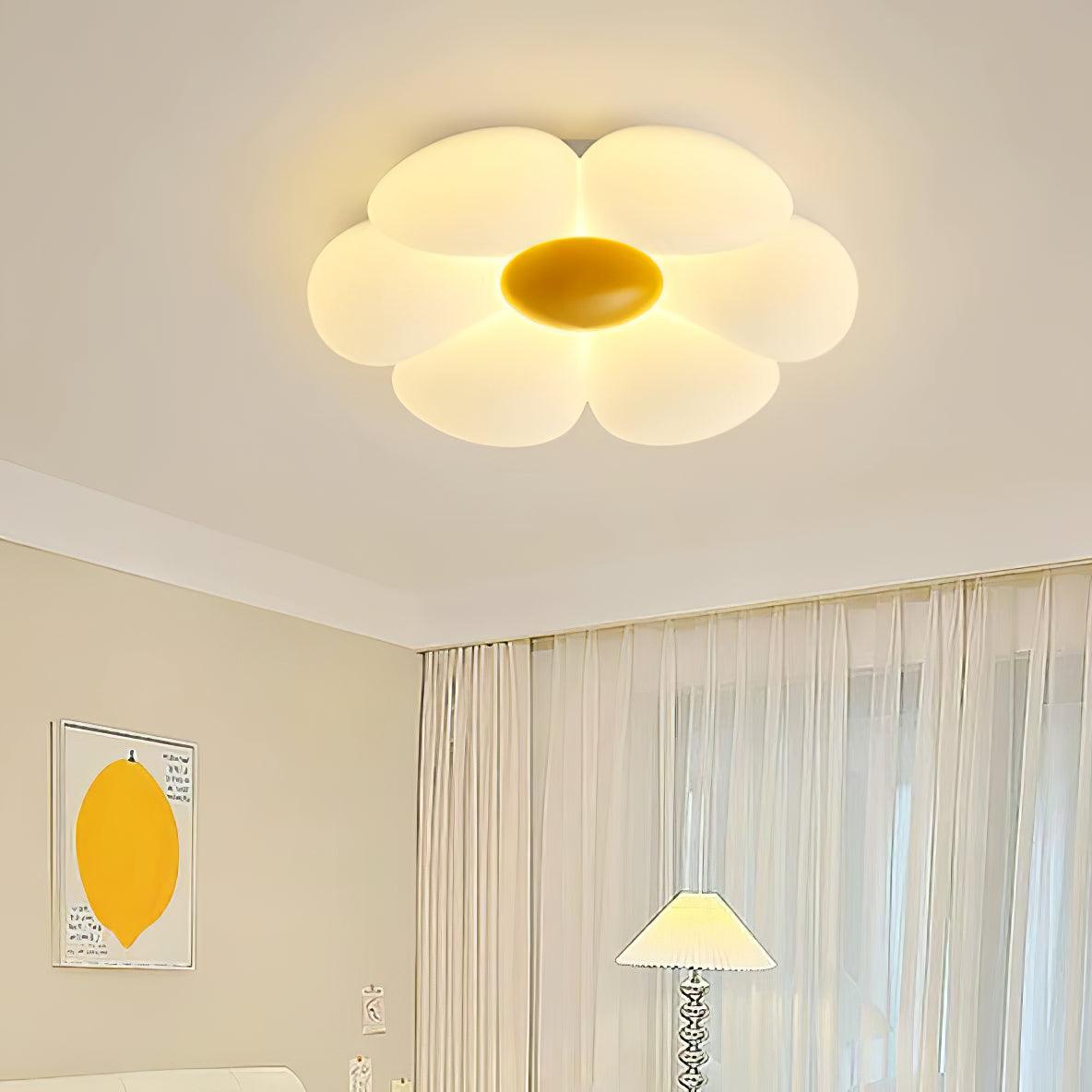 Six-leaf Flower Kids Room Overhead light Ceiling Lamp detail view 8
