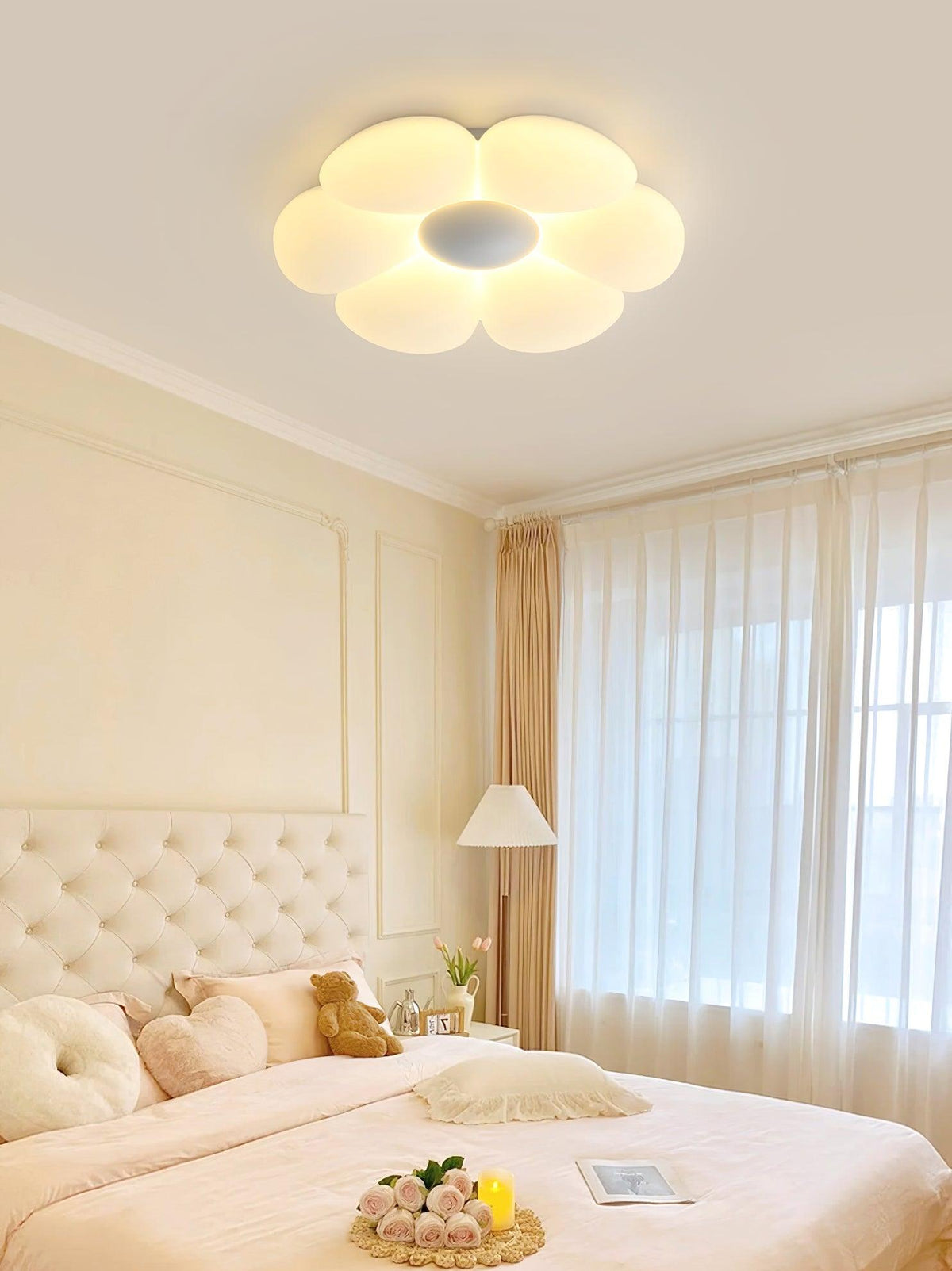 Six-leaf Flower Kids Room Overhead light Ceiling Lamp detail view 11