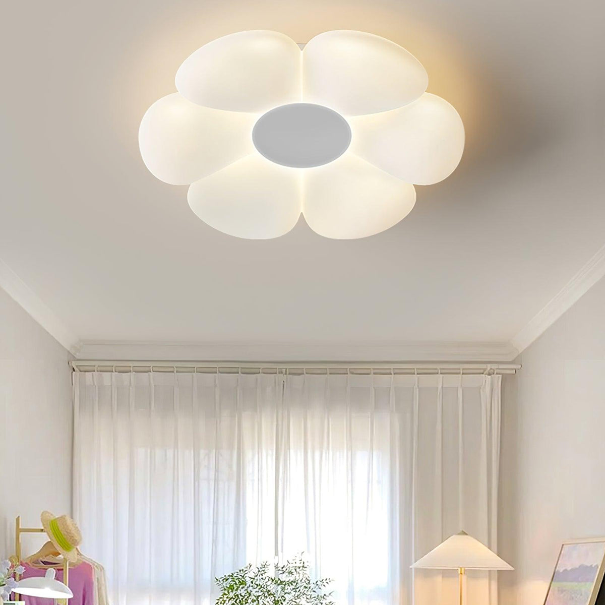 Six-leaf Flower Kids Room Overhead light Ceiling Lamp detail view 5