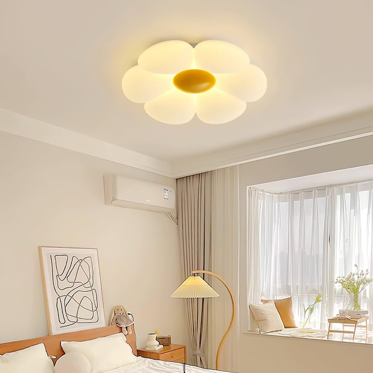 Six-leaf Flower Kids Room Overhead light Ceiling Lamp detail view 6
