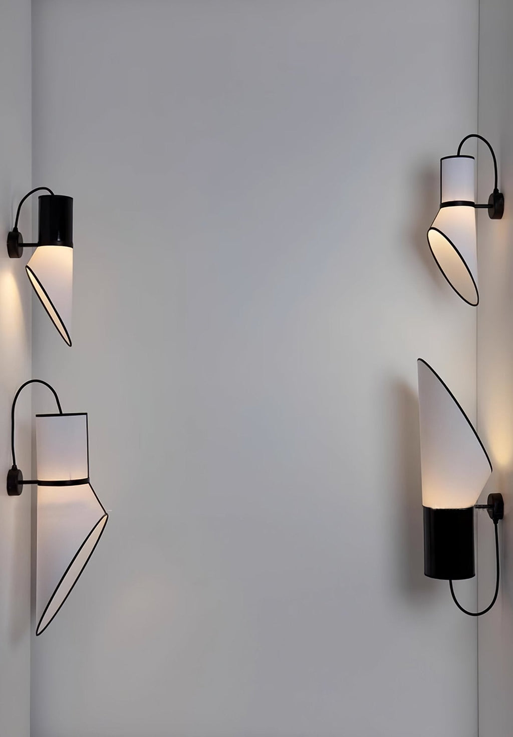Sketch Line Wall Light - Dia 27cm x H 45cm Metal, Hardwired Wall Sconce, detail 6