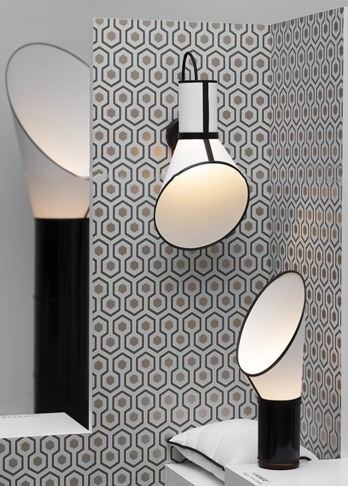Artful Outline Table Light, Bedside Table Lamp, detail 6