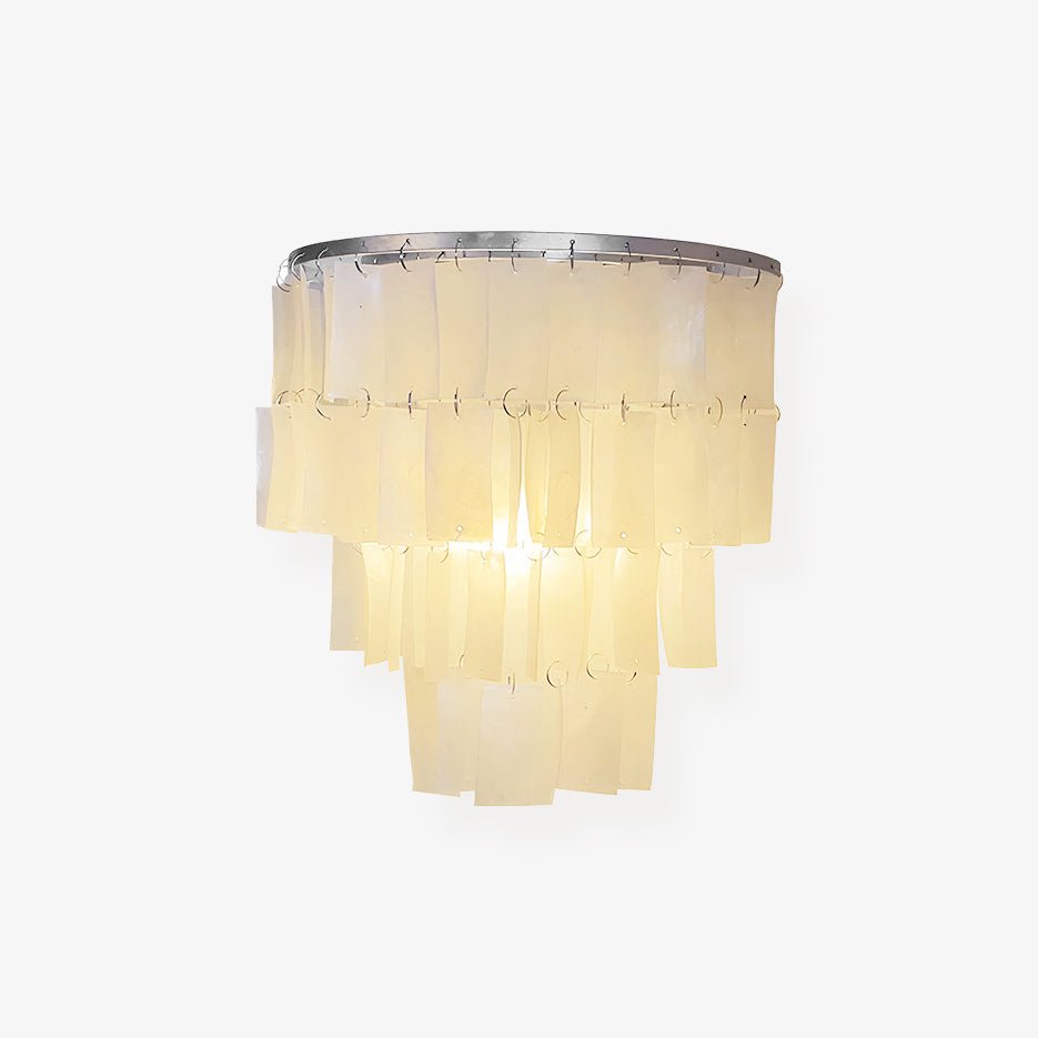 Skye Shell Tiered Wall Light, Hardwired Wall Sconce, detail 38