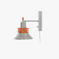 Sleekform Static Wall Light, Hardwired Wall Sconce, Metal, ∅ 20cm x H 22cm