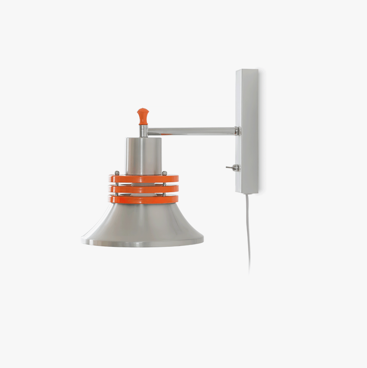 Sleekform Static Wall Light, Hardwired Wall Sconce, Metal, ∅ 20cm x H 22cm