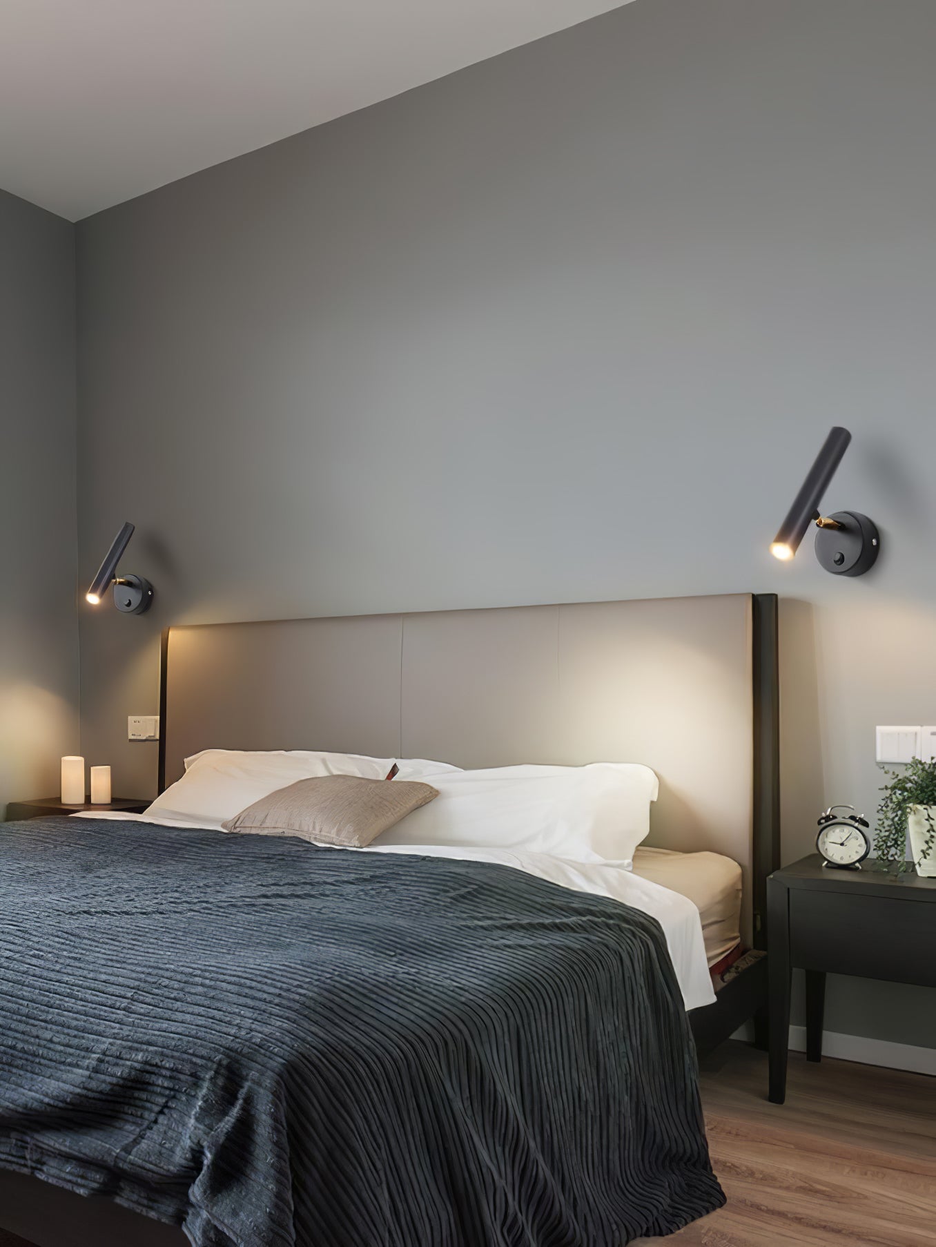 Slender Adjustable Wall Light, Hardwired Wall Sconce, detail 11