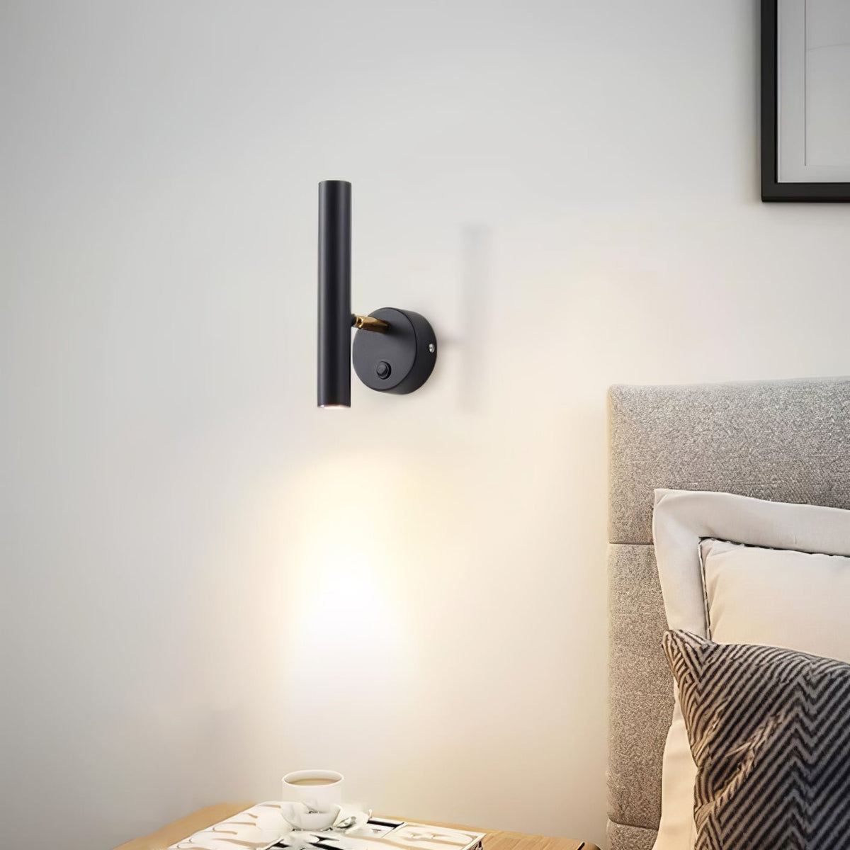 Slender Adjustable Wall Light, Hardwired Wall Sconce, detail 3