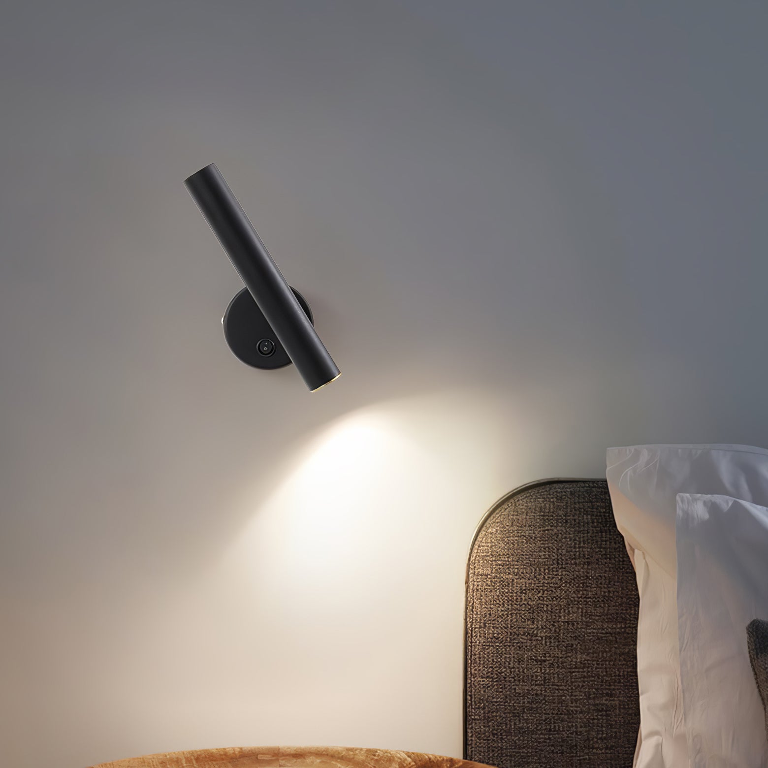 Slender Adjustable Wall Light, Hardwired Wall Sconce, detail 12