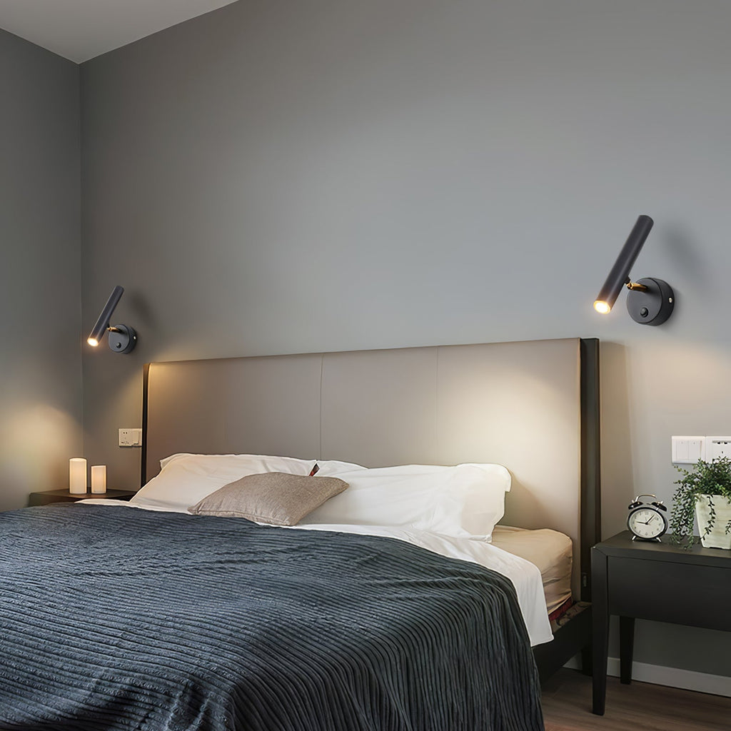 Slender Adjustable Wall Light, Hardwired Wall Sconce, detail 4