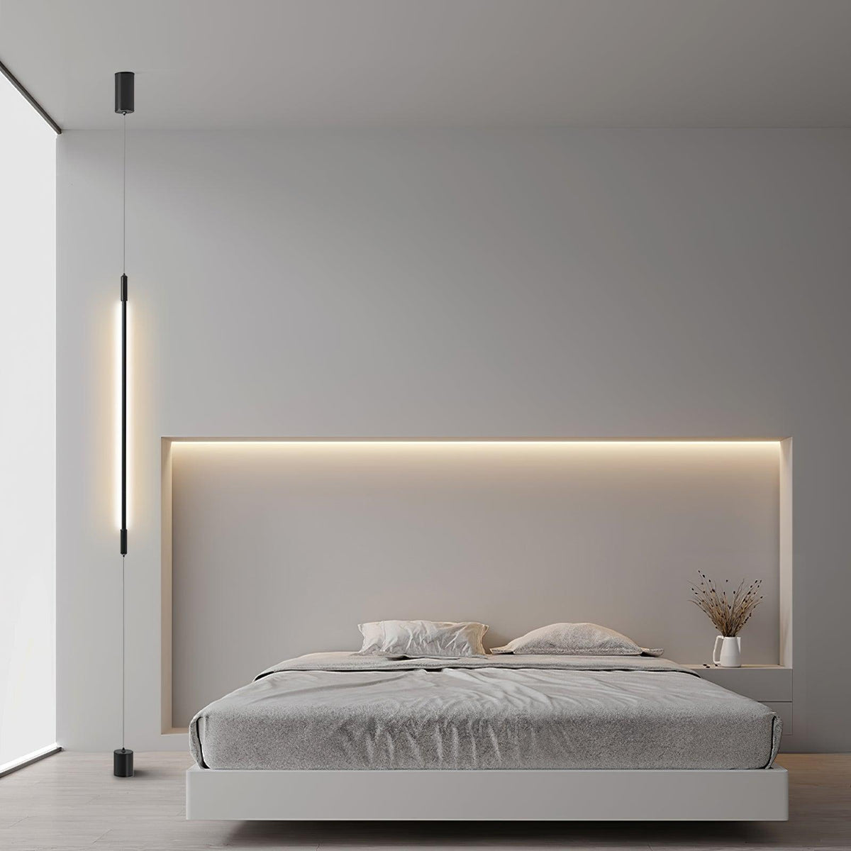 Metal Slim line Cabinet Stand Lamp, Floor Lamp, detail 7