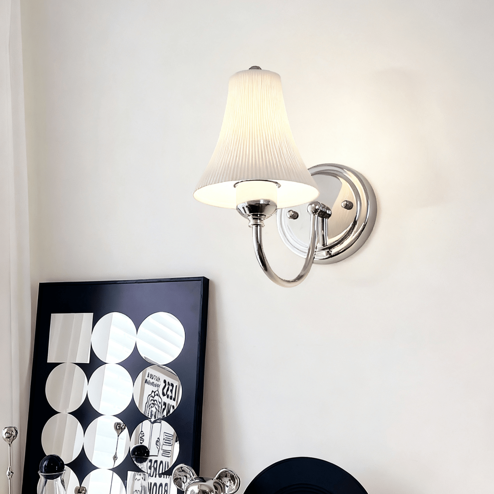 Slim Waist Wall Light, Hardwired Wall Sconce, detail 8