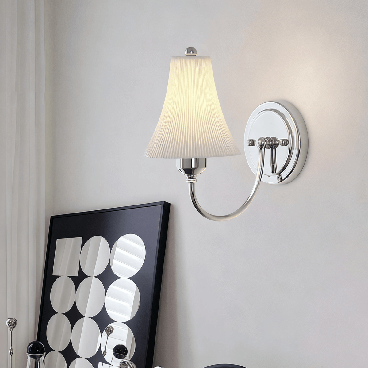 Slim Waist Wall Light, Hardwired Wall Sconce, detail 11