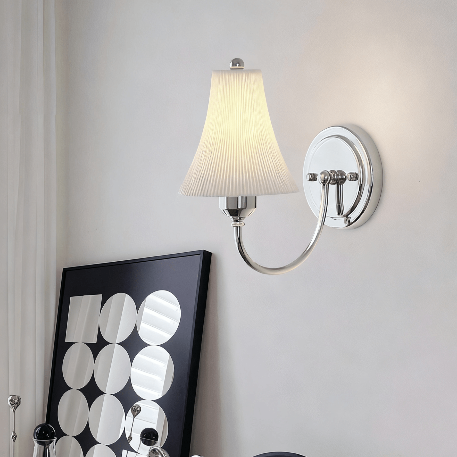 Slim Waist Wall Light, Hardwired Wall Sconce, detail 11