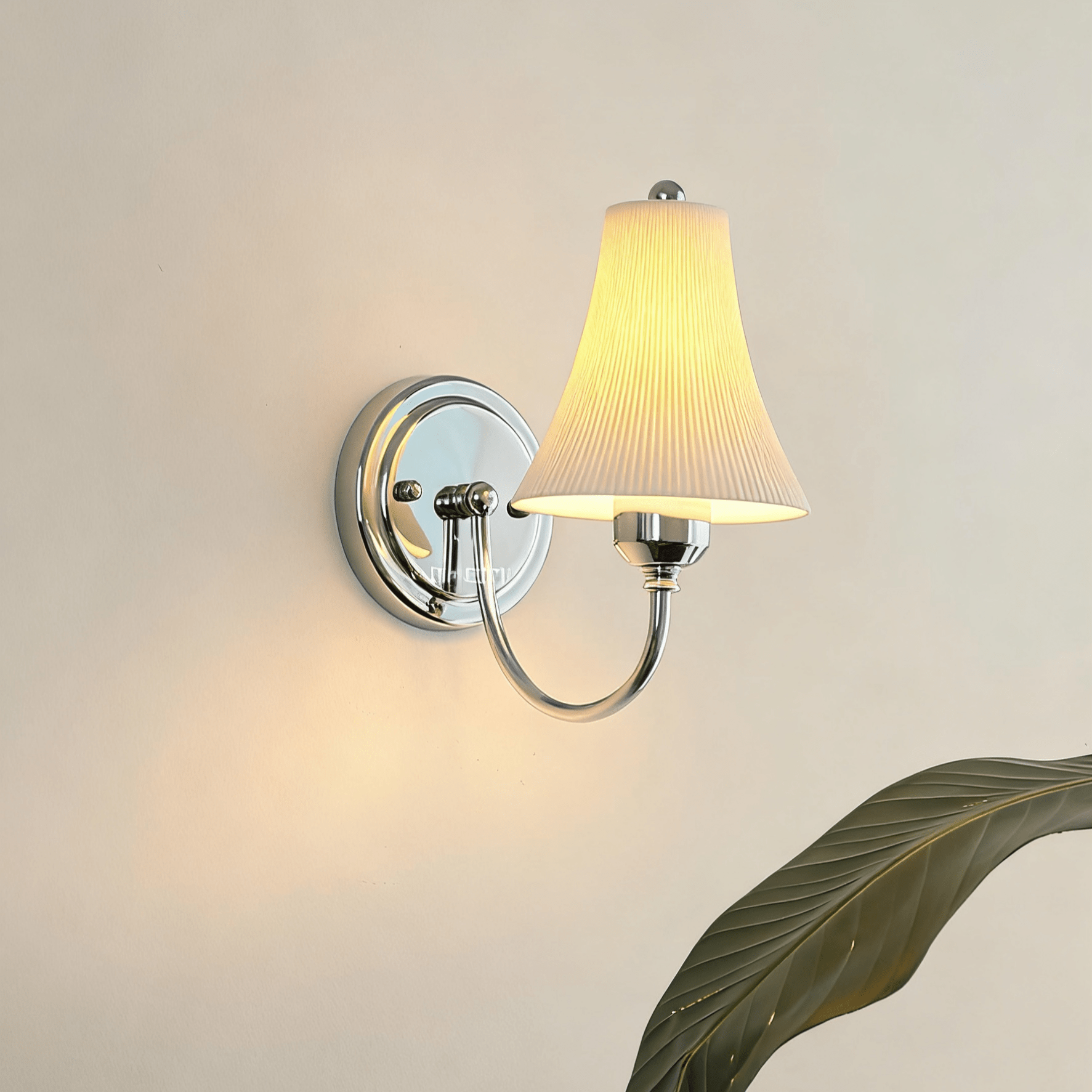 Slim Waist Wall Light, Hardwired Wall Sconce, detail 2